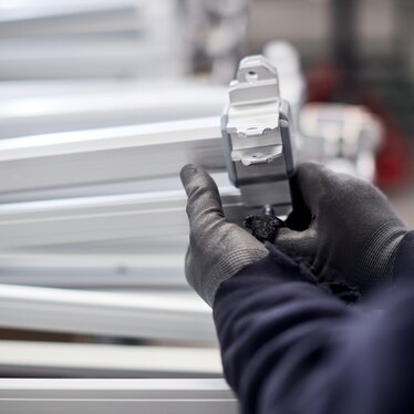 Production of aluminum structures.