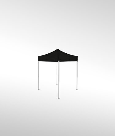 Faltpavillon 2x2m schwarz.