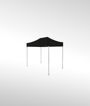 Faltpavillon 3x2 m in der Farbe schwarz.