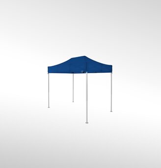 A dark blue folding gazebo 3x2 m.